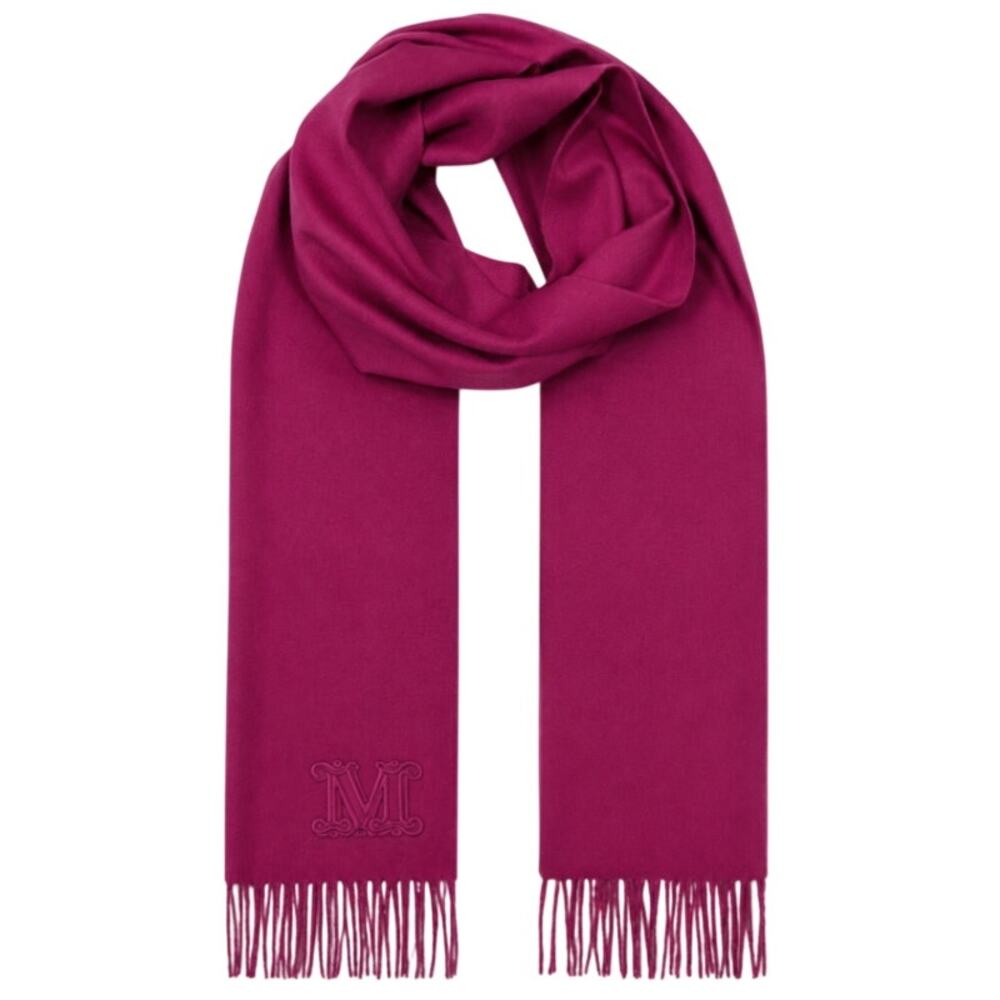 Max Mara Wsdalia Square Scarf Fuchsia